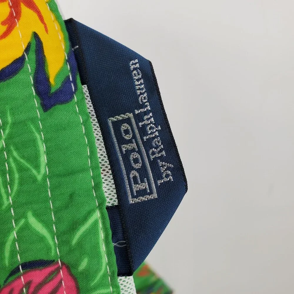 Polo by Ralph Lauren Green Aloha Safari Print‎ Swim Trunk Board Shorts Size XL